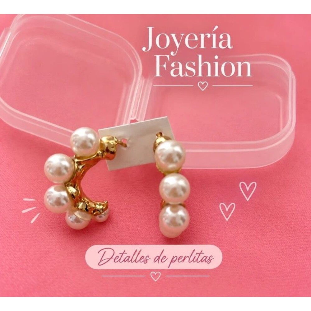 Gold Earrings with Pearls – Elegant Earrings – Fashion Jewelry
